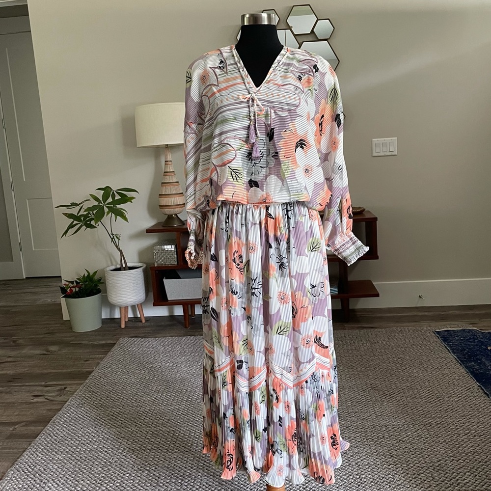 VINTAGE 1980s matching skirt set